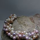 Multi Pearl Cluster Necklace