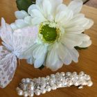 Freshwater Pearl &amp; Crystal Hair Clip