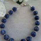 Denim Lapis Sterling Silver Bracelet